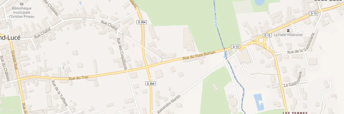 Plan du 63 Rue du Pont Roman au Grand-Lucé
