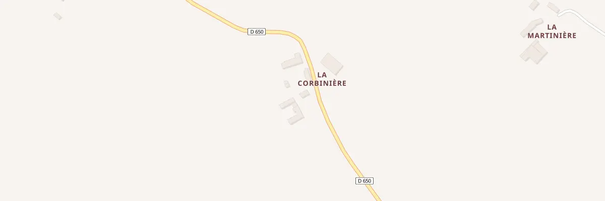 Plan du 5003 La Corbiniere à Coulimer