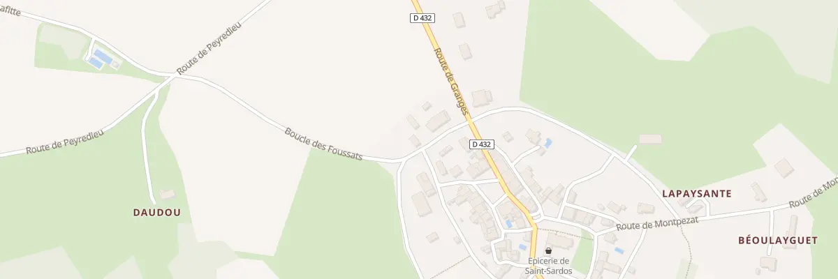 Plan du 55 Boucle des Foussats à Saint-Sardos
