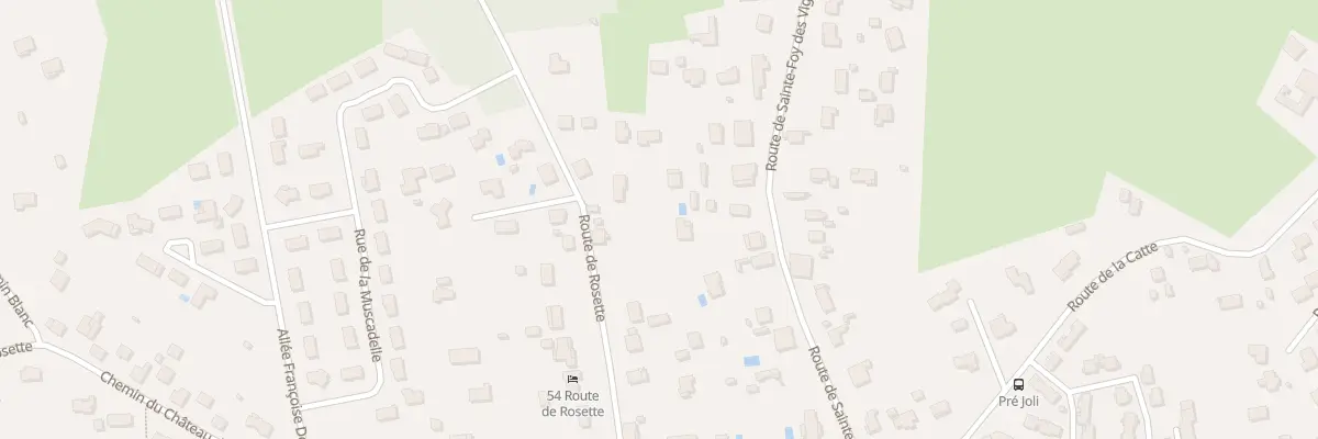 Plan du 63 Rte de Rosette à Bergerac