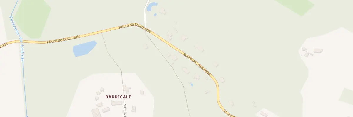 Plan du 2395 Rte de Lescuretie à Eyraud-Crempse-Maurens