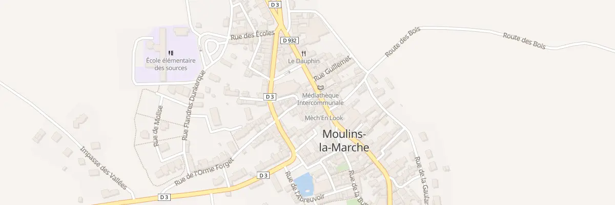 Plan du 5 Rue de l’Orme Forget à Moulins-la-Marche