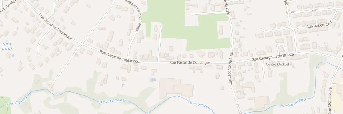 Plan du 11 Rue Fustel de Coulanges à Bergerac