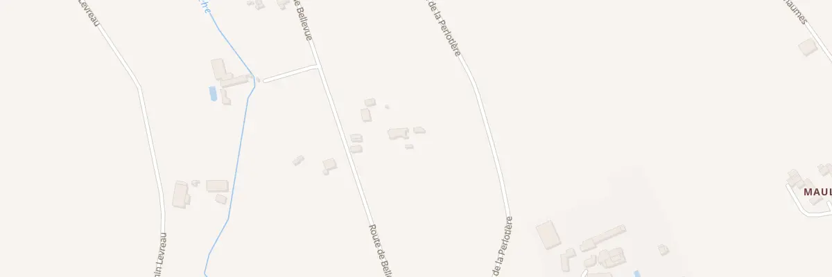 Plan du 33 Rte de Bellevue à Thuré