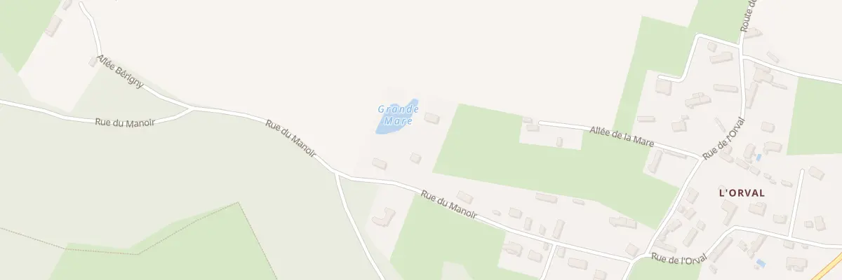 Plan du 20 Rue du Manoir à Thiergeville