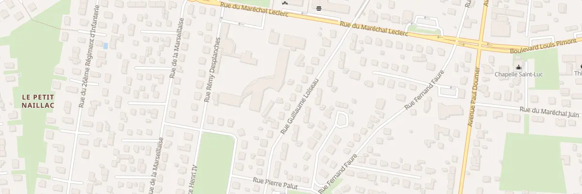 Plan du 15 Rue Guillaume Loiseau à Bergerac