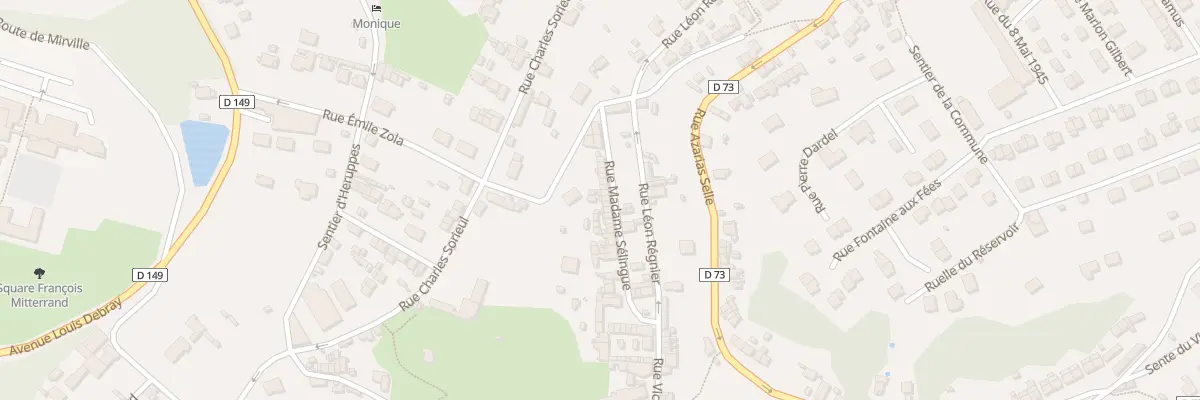 Plan du 25 Rue Madame Sélingue à Bolbec
