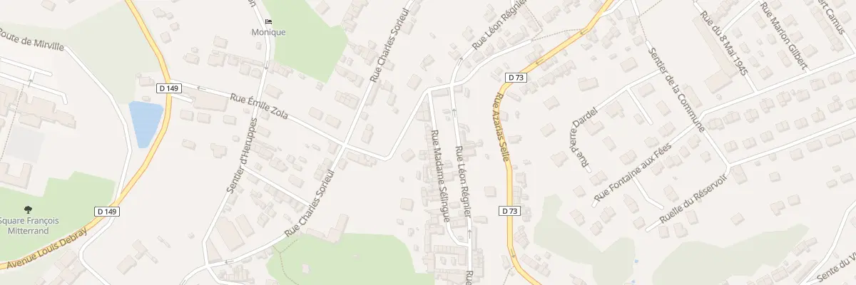 Plan du 33 Rue Madame Sélingue à Bolbec