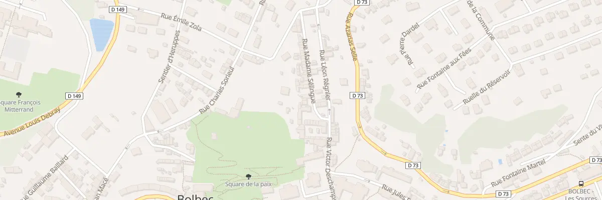 Plan du 5 Rue Madame Sélingue à Bolbec