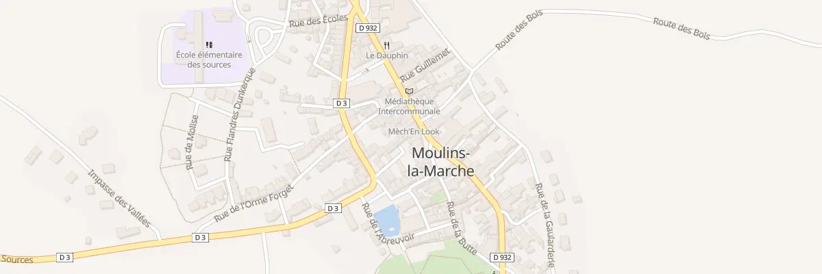 Plan du 27 Gr Grande Rue à Moulins-la-Marche