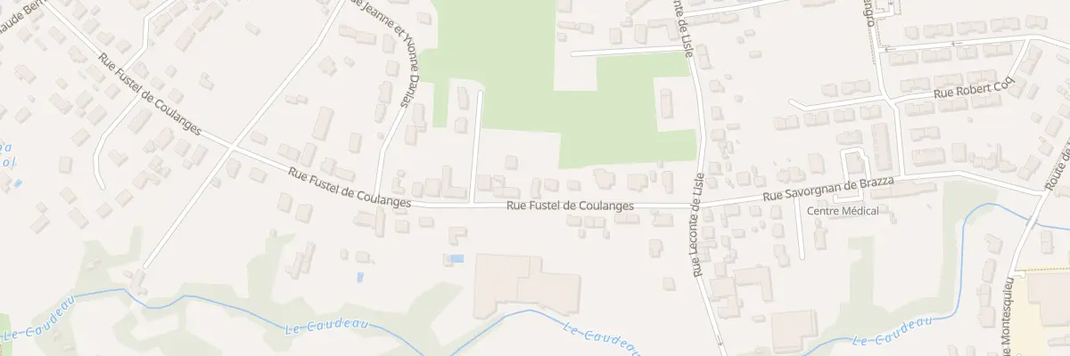 Plan du 9 Rue Fustel de Coulanges à Bergerac