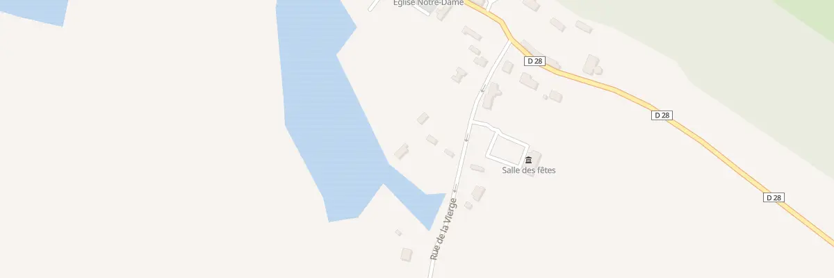 Plan du 6 Rue de la Vierge à Daubeuf-Serville