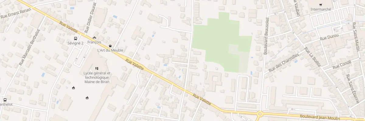 Plan du 6 Rue Marionet à Bergerac