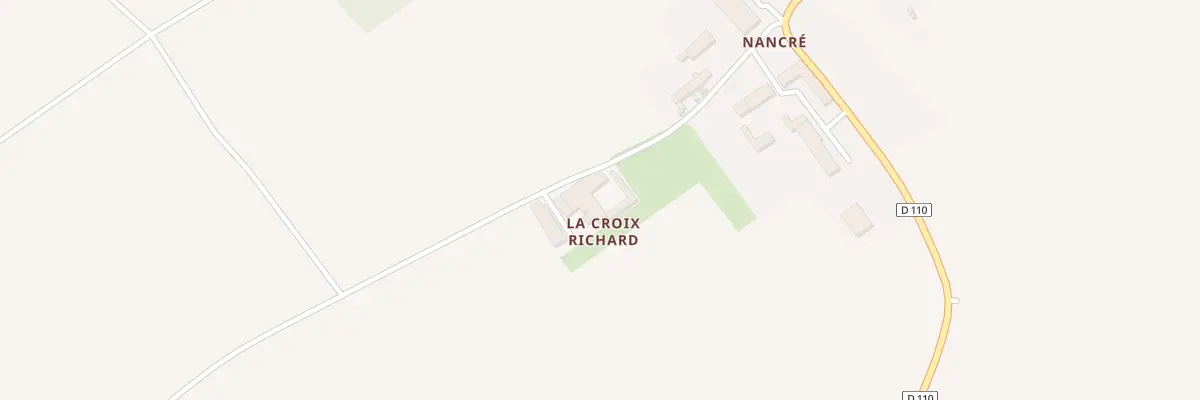 Plan du 11 Nancre à Marigny-Marmande