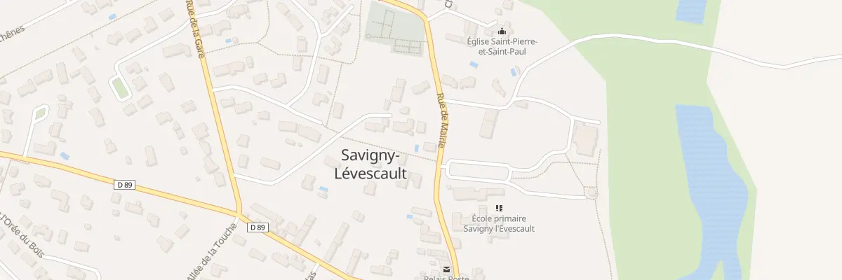 Plan du 187 Rue de la Mairie à Savigny-Lévescault
