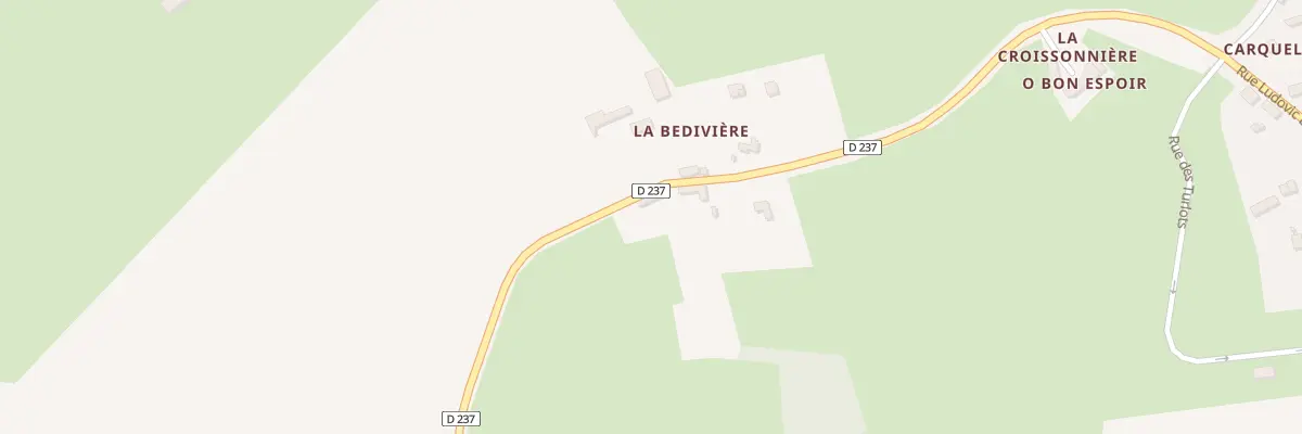 Plan du 5056 La Bediviere à Prévelles