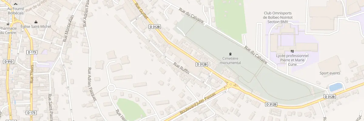 Plan du 98 Rue Guillet à Bolbec