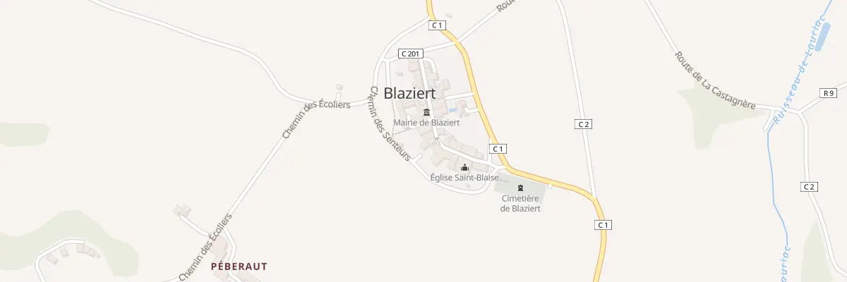 Plan du 5054 Village à Blaziert