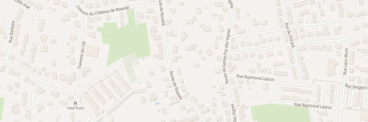 Plan du 31 Rte de Rosette à Bergerac