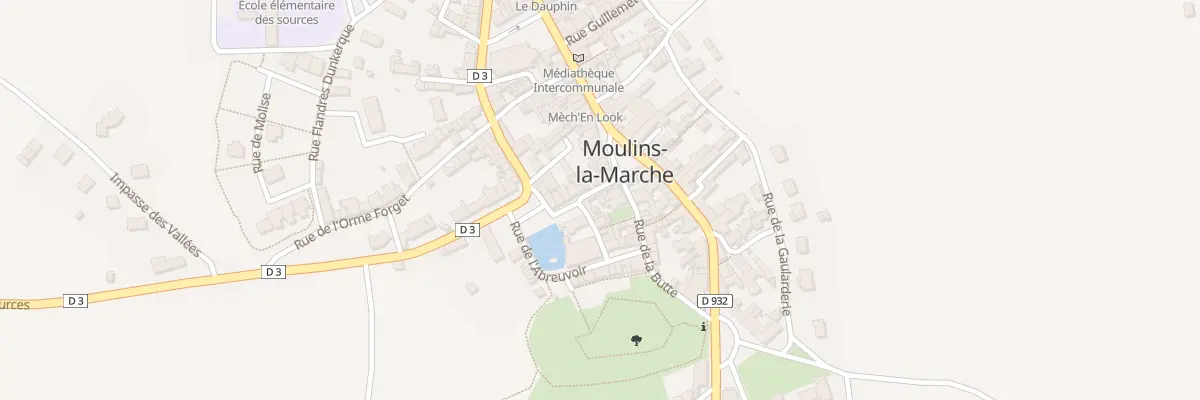 Plan du 138 Rue de la Mare à Moulins-la-Marche