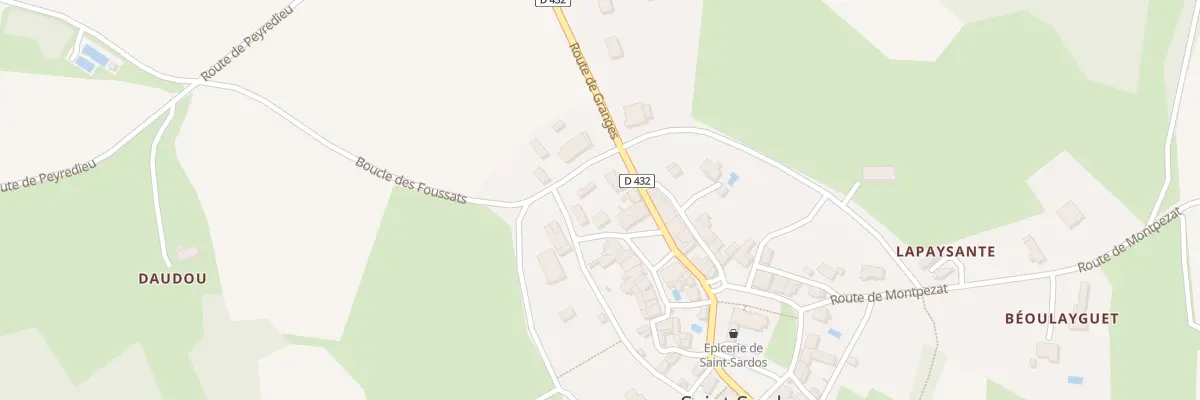 Plan du 125 Pl du Marche à Saint-Sardos