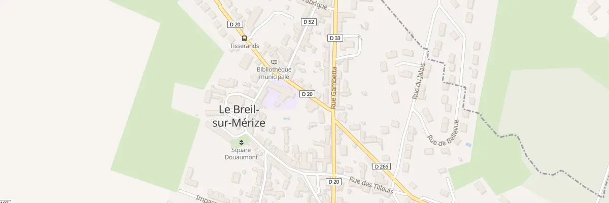 Plan du 3 Rue des Quatre Vents au Breil-sur-Mérize