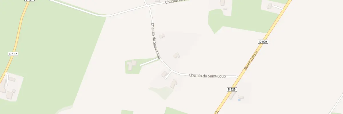 Plan du 2 Che du St Loup à Gaussan