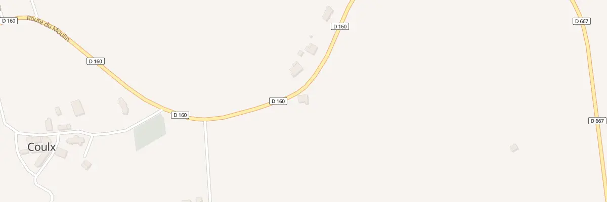 Plan du 405 Rte du Moulin à Coulx