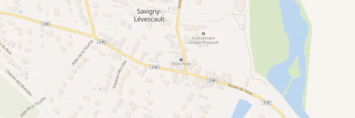 Plan du 21 Rue de la Mairie à Savigny-Lévescault