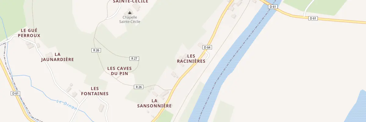 Plan du 2A Les Racinieres à Flée