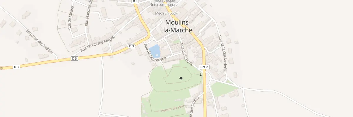 Plan du 5 Rue de l’Abreuvoir à Moulins-la-Marche