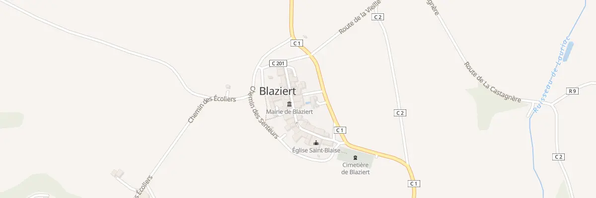 Plan du 10 Rue des Fleurs à Blaziert