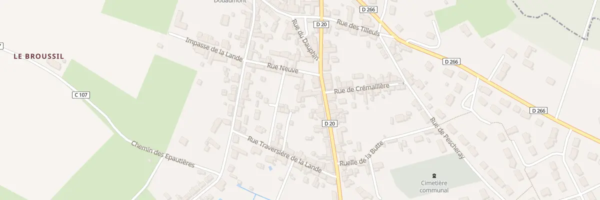 Plan du 10 Rue du Gen de Gaulle au Breil-sur-Mérize