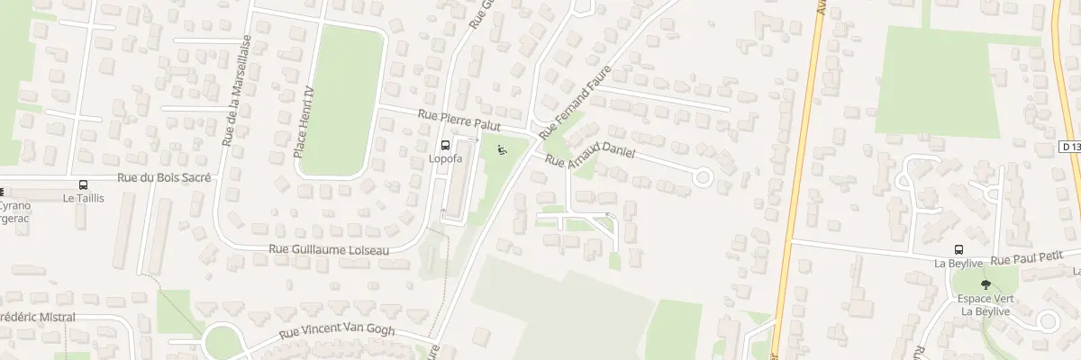 Plan du 1B Rue Arnaud Daniel à Bergerac