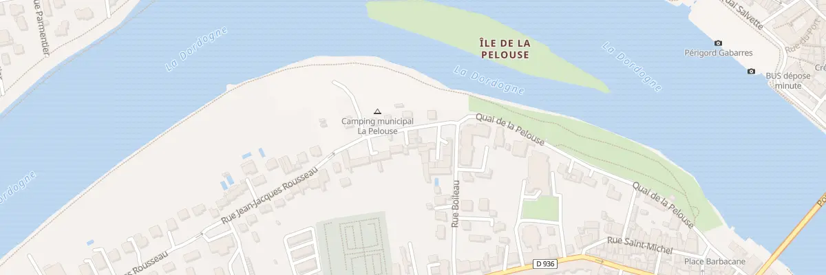 Plan du 7 Rue Jean-jacques Rousseau à Bergerac