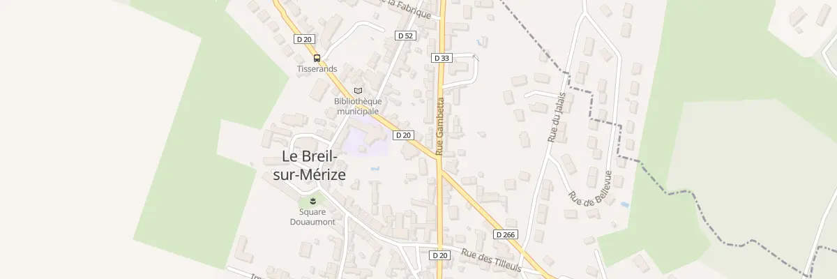 Plan du 2B Rue des Quatre Vents au Breil-sur-Mérize