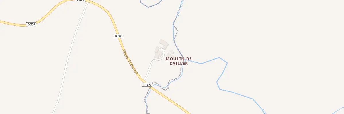 Plan du 5178 Caillier à Benest
