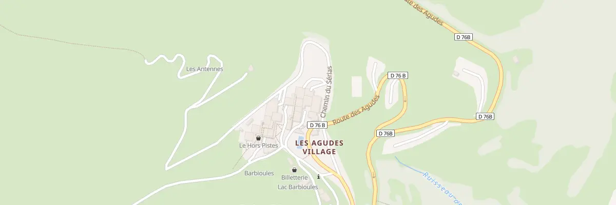 Plan du 9 Che du Sérias à Gouaux-de-Larboust