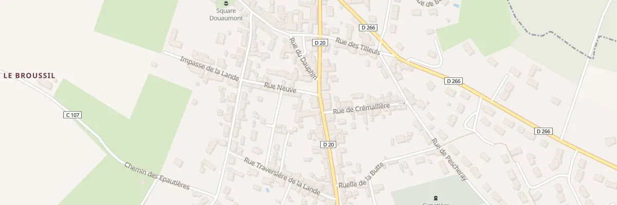 Plan du 8 Rue du Gen de Gaulle au Breil-sur-Mérize