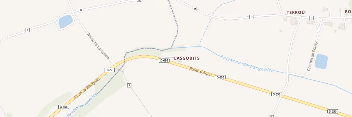 Plan du 5134 Lasgobits à Moncaut