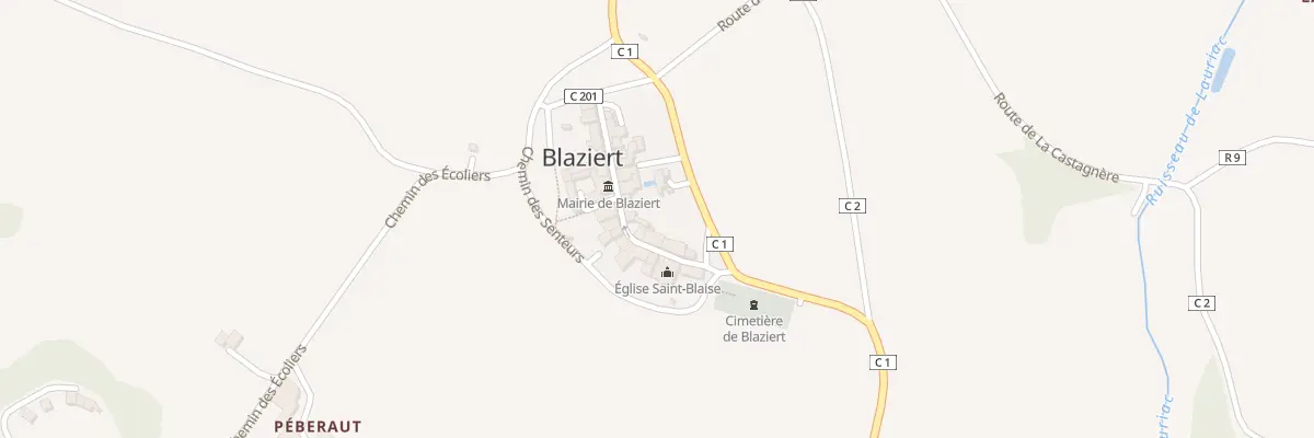 Plan du 5050 Village à Blaziert