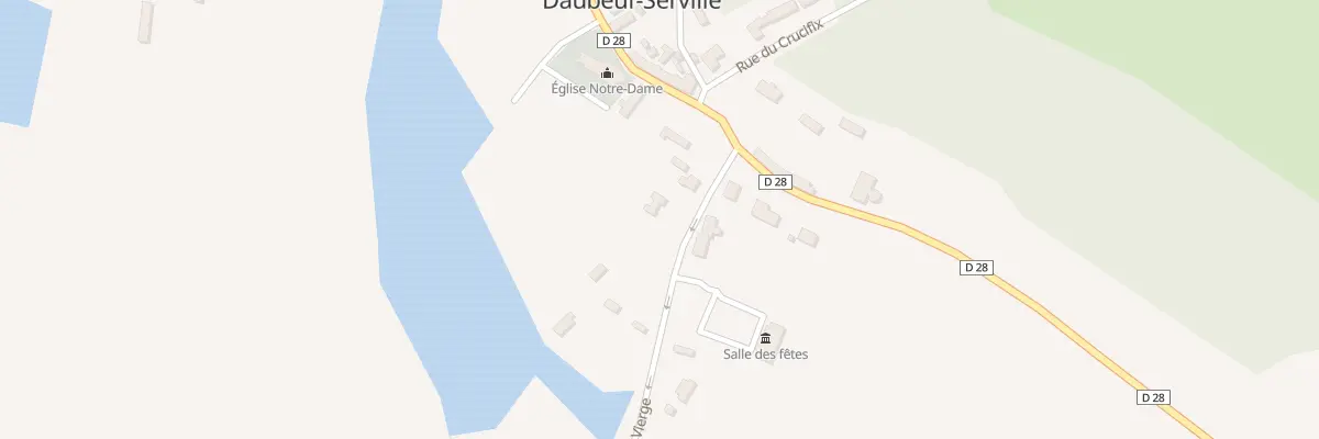 Plan du 4 Rue de la Vierge à Daubeuf-Serville