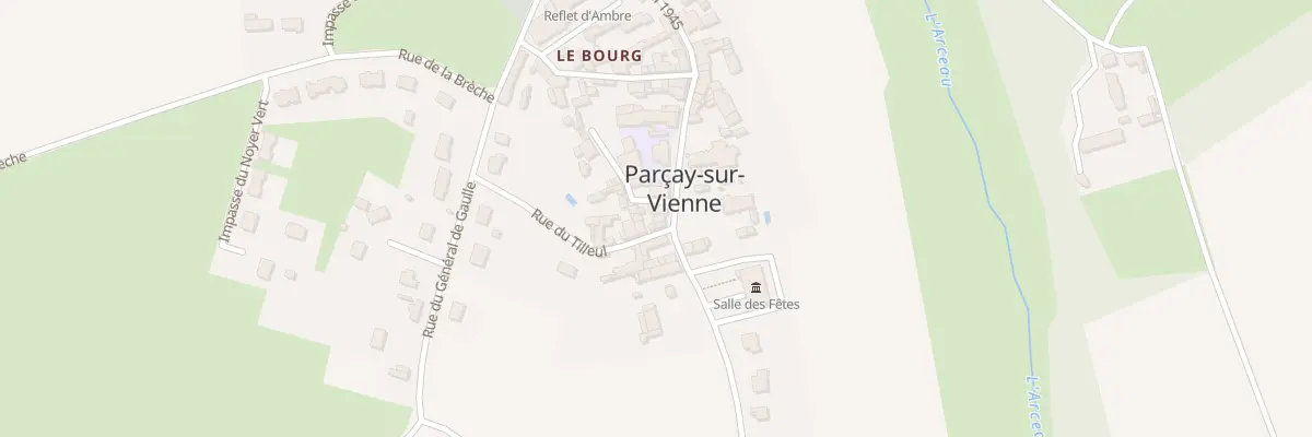 Plan du 24A Rue du 8 Mai 1945 à Parçay-sur-Vienne