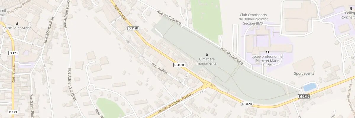 Plan du 125 Rue Guillet à Bolbec