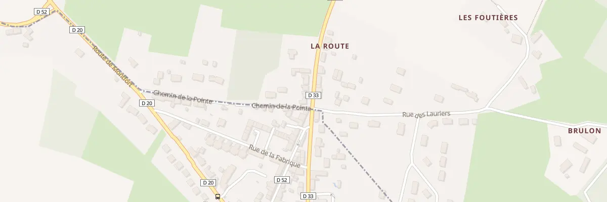 Plan du 10 La Route à Nuillé-le-Jalais
