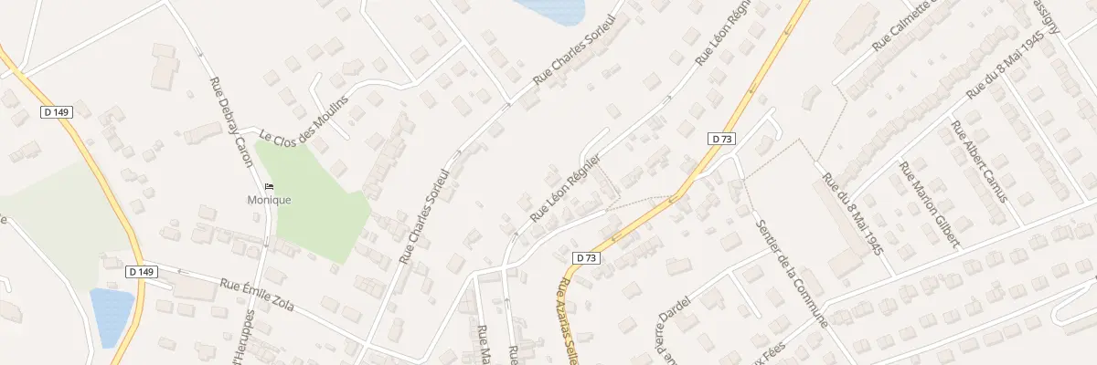 Plan du 21 Rue Léon Régnier à Bolbec