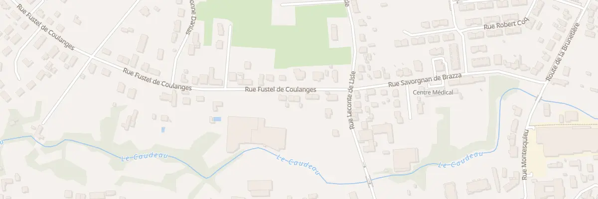 Plan du 8 Rue Fustel de Coulanges à Bergerac