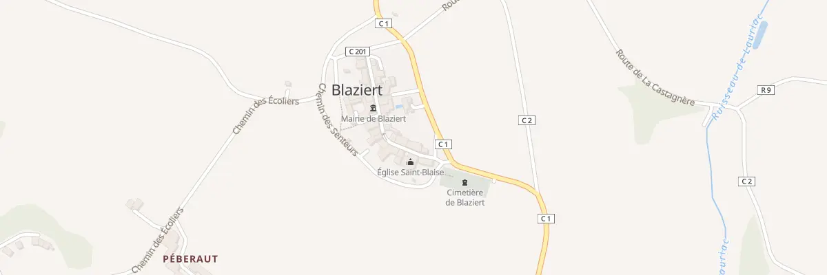 Plan du 5047 Village à Blaziert