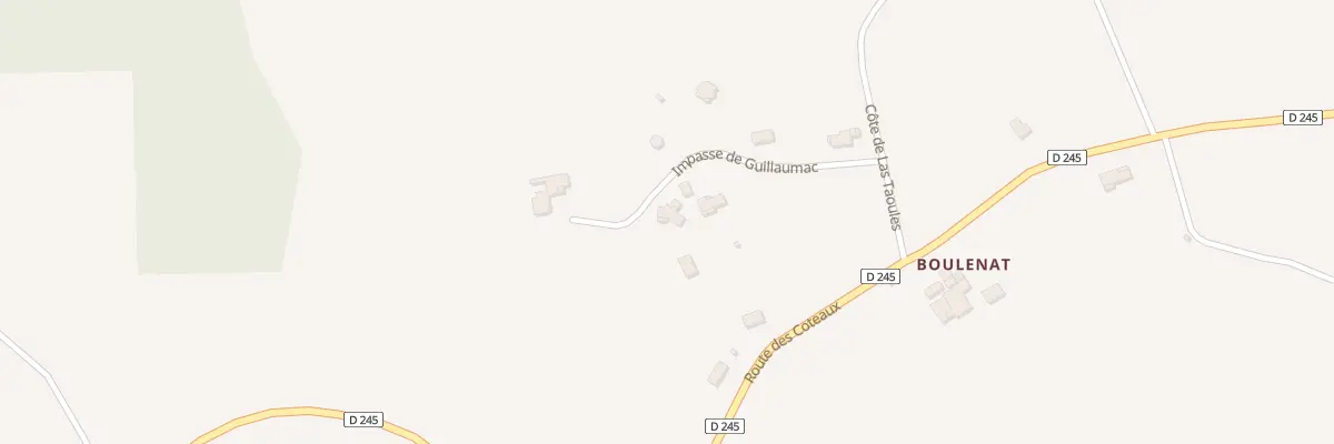 Plan du 181 Côte du Colombié à Clermont-Dessous