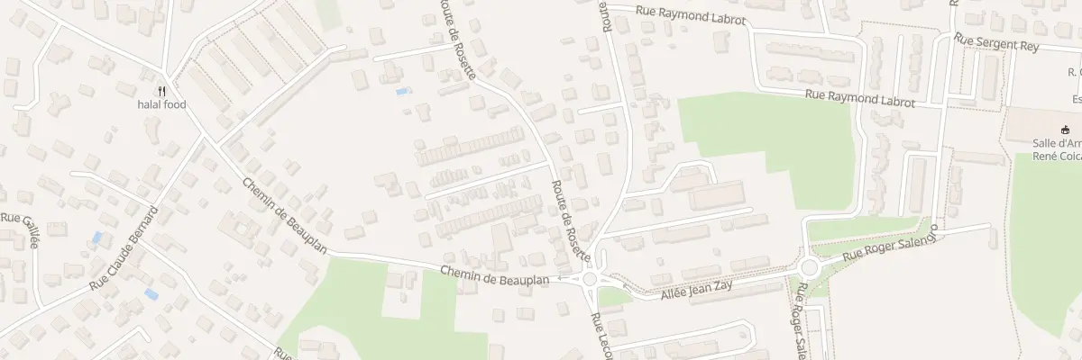 Plan du 23 Imp Paul Delbrel à Bergerac
